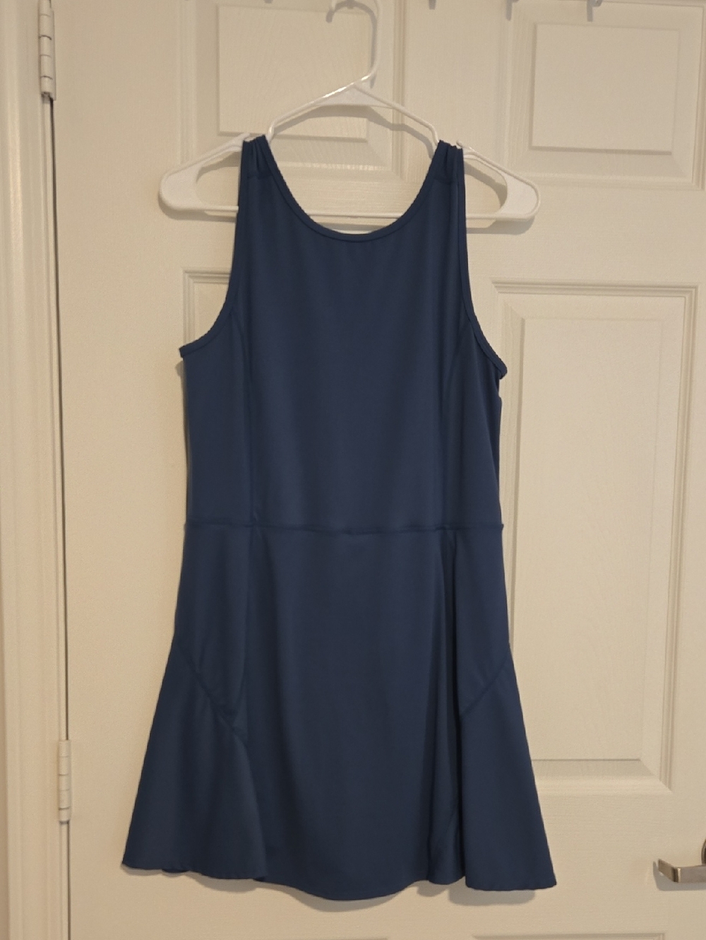 HALARA Every Day Stretchy 2-in-1 Flare Blue Golf Dress